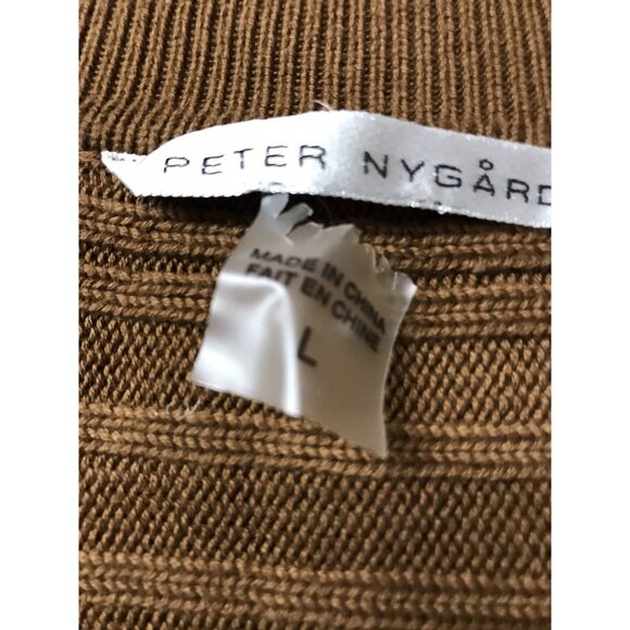 NWT Nygard Collection Brown Shrug Sweater 1FP Fall Paisley Style 735791 size L - Picture 3 of 4